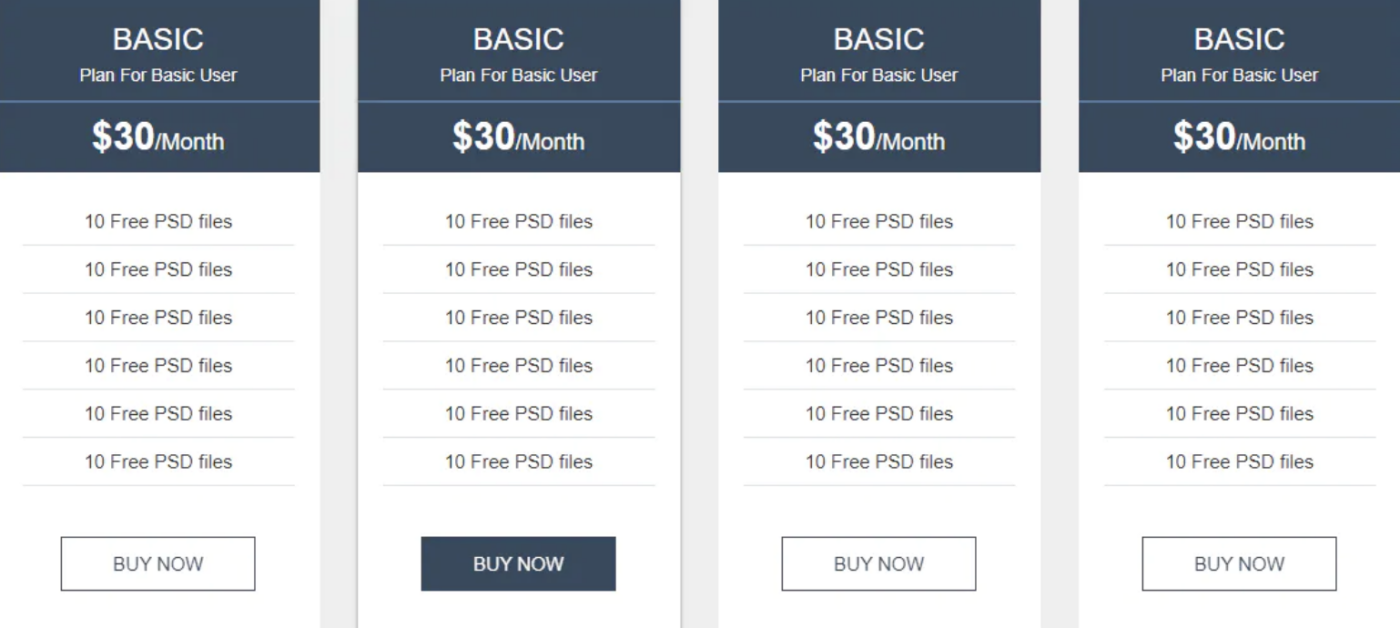 Bootstrap Pricing Tables: Effective Package Comparisons