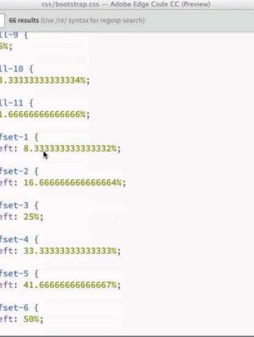 Bootstrap Breakpoints screen