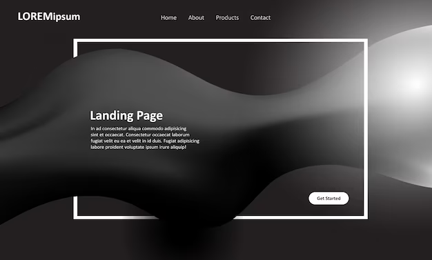 Sleek and modern web layout with Tailwind CSS