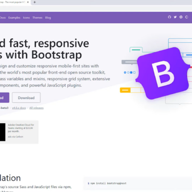 a screenshot from youtube tutorial bootstrap