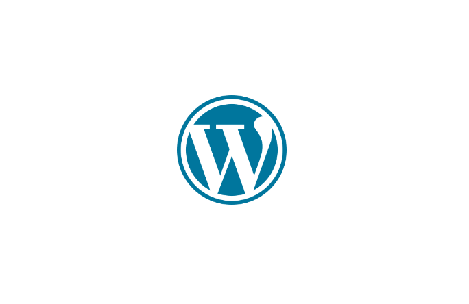 WordPress icon on white background