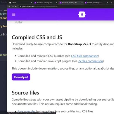 Process of download Bootstrap