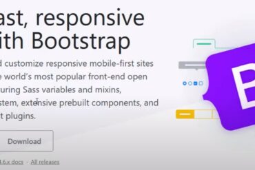 Bootstrap website homepage