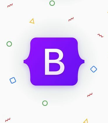 a bootstrap picture on white background